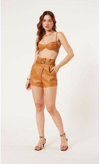 26020595_010AS_01-SHORT-CLOCHARD-FAUX-LEATHER-COM-CINTO